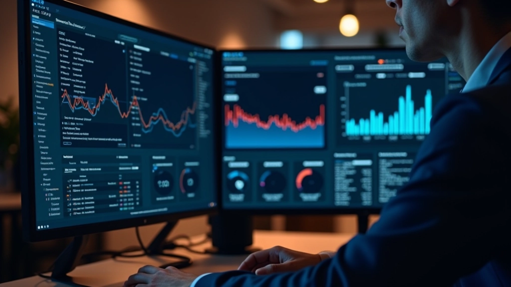 Écran de monitoring montrant l'utilisation des ressources virtuelles et les performances des machines virtuelles